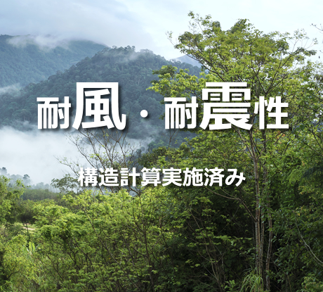 耐風・耐震性